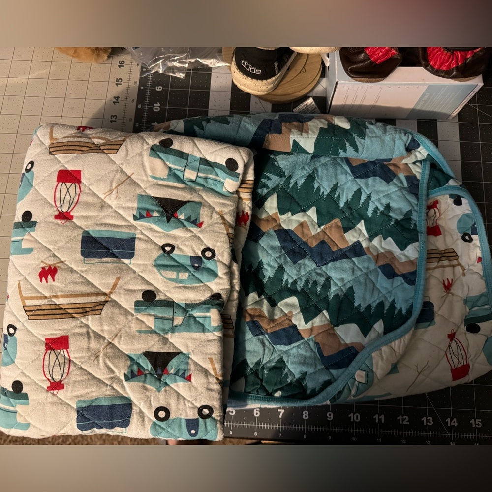 Kickee pant stroller blanket